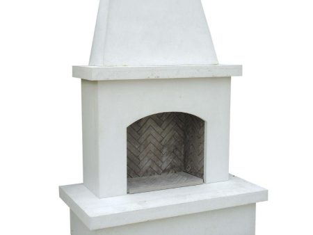 American Fyre Designs Contractor s Model 67-Inch Recessed Body and Hearth Outdoor Gas Fireplace Discount