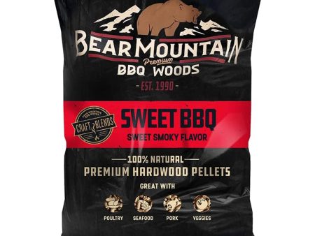 Bear Mountain BBQ Hardwood Sweet Craft Blends Grill Smoker Pellets, 20 Pounds Fashion