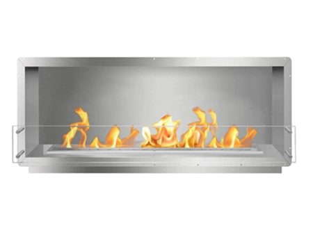 The Bio Flame 60-Inch Firebox SS Built-in Ethanol Fireplace Online Sale