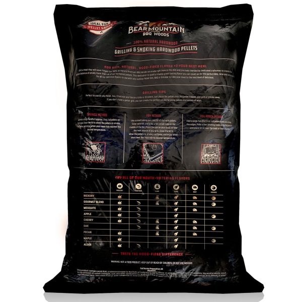 Bear Mountain BBQ All Natural Hardwood Oak BBQ Smoker Pellets, 20 lbs (3 Pack) Hot on Sale