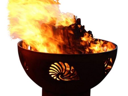 Fire Pit Art Beachcomber 36-Inch Handcrafted Carbon Steel Fire Pit (BEACH) Online Hot Sale