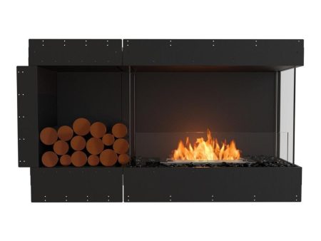 EcoSmart Fire Flex Ethanol Firebox with One Open Side and Decorative Box Fashion