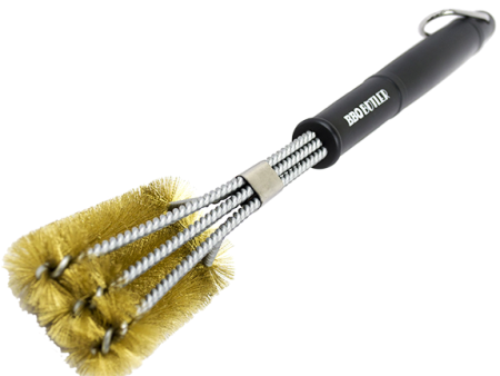 BBQ Butler 3 in 1 Brass Grill Brush Online Hot Sale