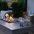 Solus Tavolo 68-Inch Linear Ultra High-Performance Concrete Gas Fire Pit Table Fashion