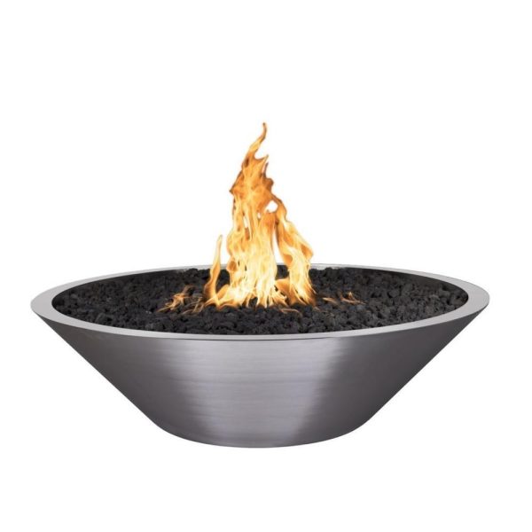 Top Fires Cazo 48-Inch Round Stainless Steel Fire Disk - Electronic (OPT-SS48FPE) Online Sale