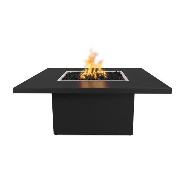 Top Fires Bella 36-Inch Square Steel Gas Fire Table - Match Lit (OPT-BELPC36) For Cheap