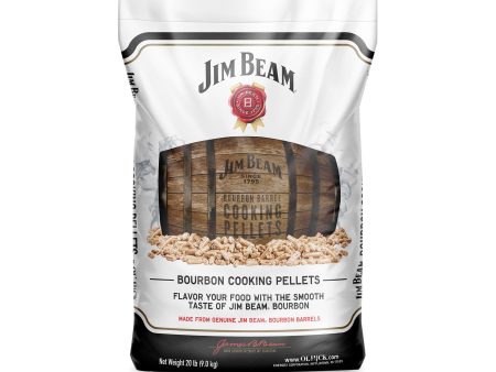 Jim Beam Bourbon Barrel Grilling and Smoker Oak Cooking Pellets, 20 Pound Bag For Cheap