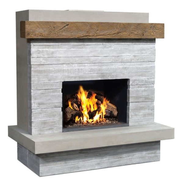 American Fyre Designs Brooklyn 68-Inch Freestanding Outdoor Gas Fireplace Online Hot Sale