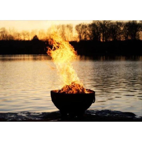 Fire Pit Art Nepal 41-Inch Handcrafted Carbon Steel Fire Pit (NP) Online Sale