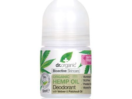 Dr Organic Deodorant Hemp Oil 50ml For Sale