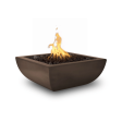 Top Fires Avalon 36-Inch Square Concrete Gas Fire Bowl - Electronic For Discount