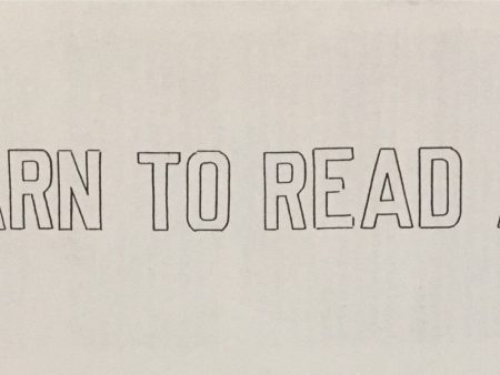 Learn to Read Art (Lawrence Weiner) For Discount