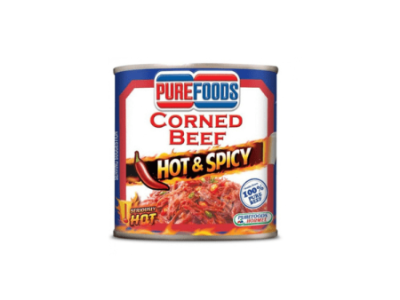 Purefoods Corned Beef 150g Hot & Spicy For Sale